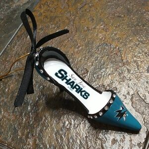 San Jose Sharks NHL Shoe Ornament